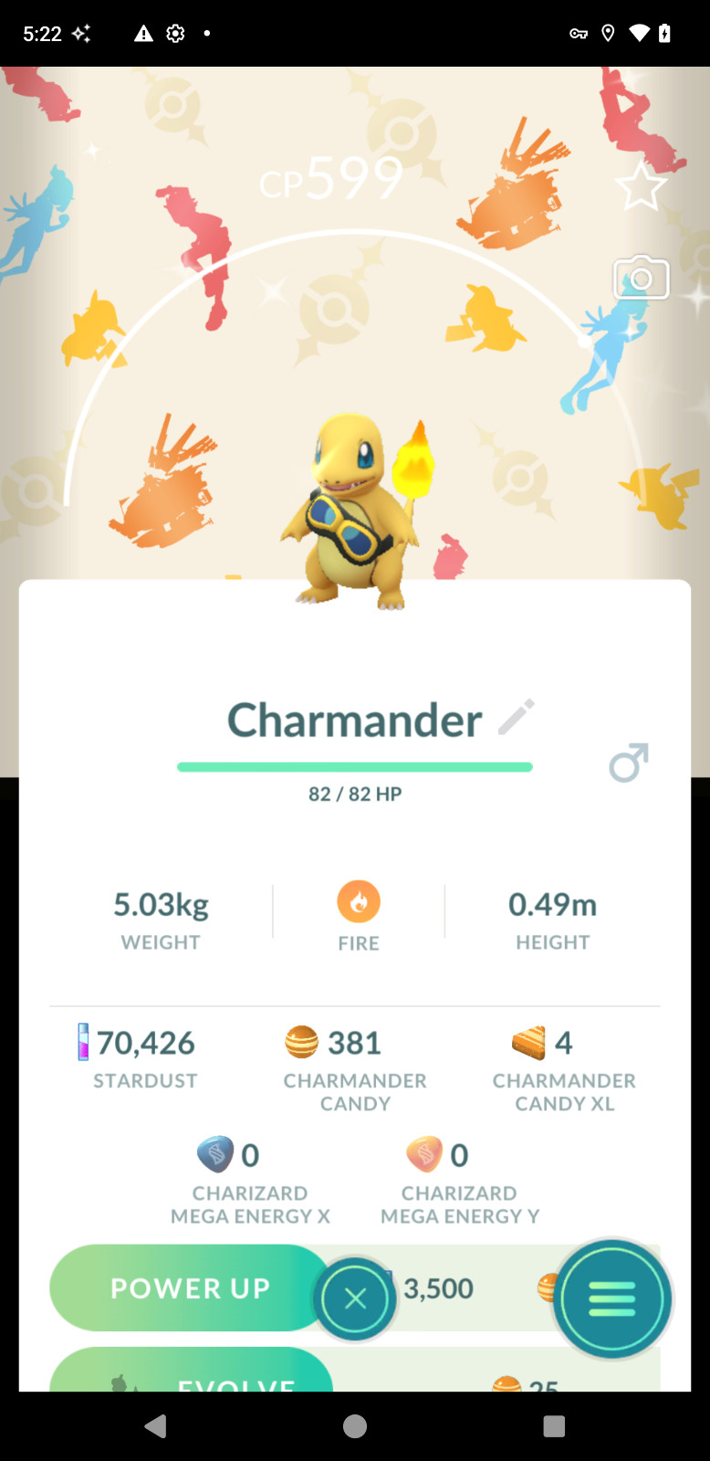 ✨ Shiny Shiny Charmander wearing Friede's goggles | Special BG| Tr—de | P—T—C ✨