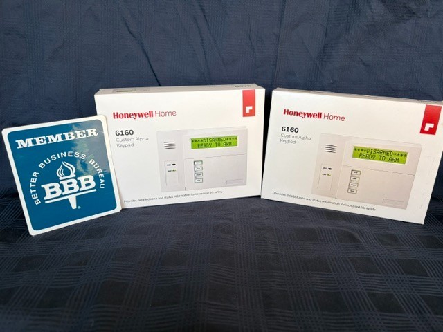2 Honeywell 6160 Alpha Keypads, Newest Version - Sold by 