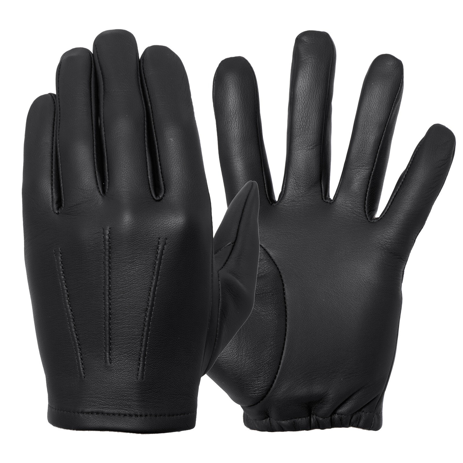 Elite Leather Patrol Gloves with Nylon Lining & Water Resistance by Tough Gloves