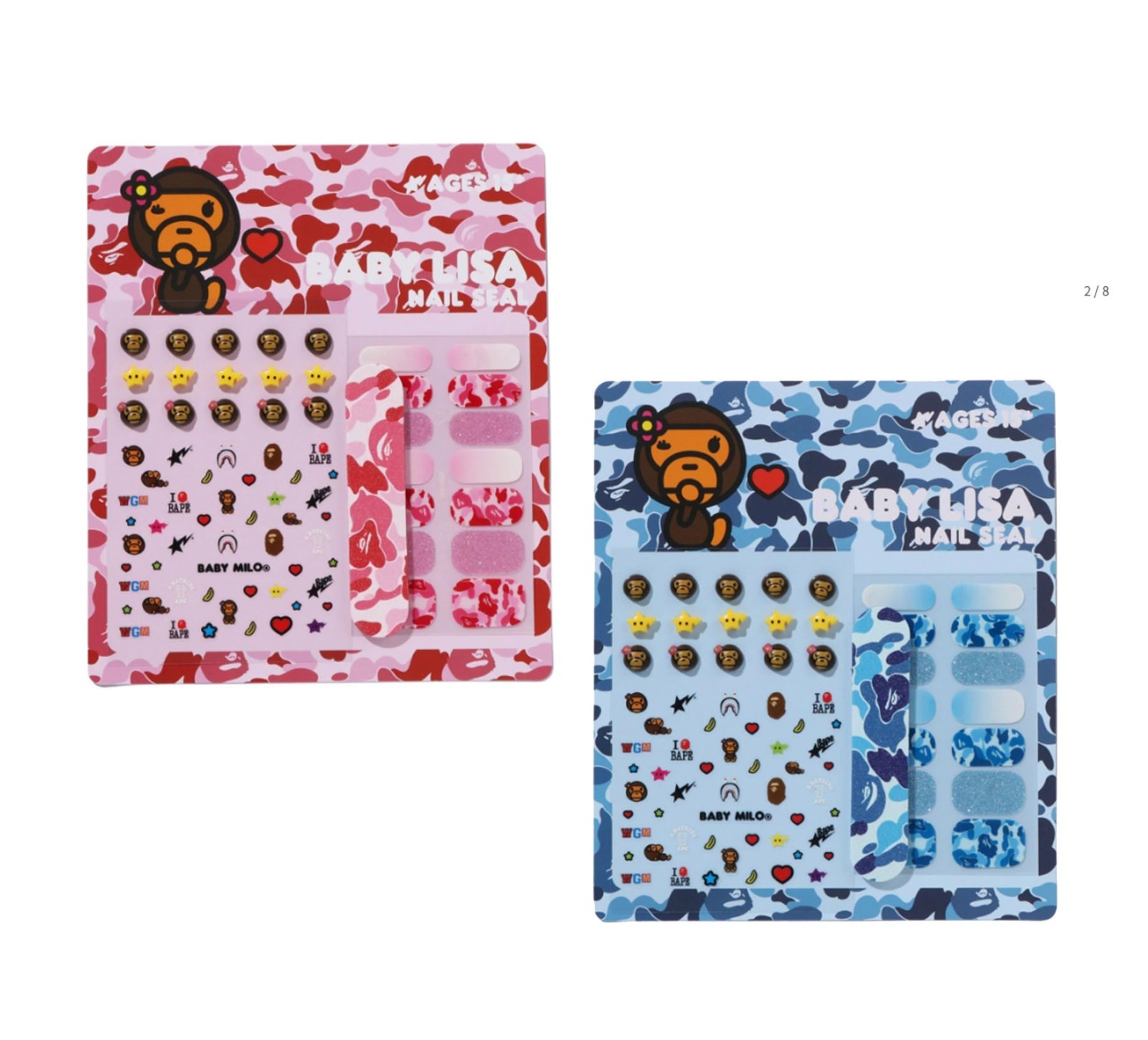 A BATHNIG APE Ladies\' Goods BABY LISA NAIL SEAL SET 2M20282312