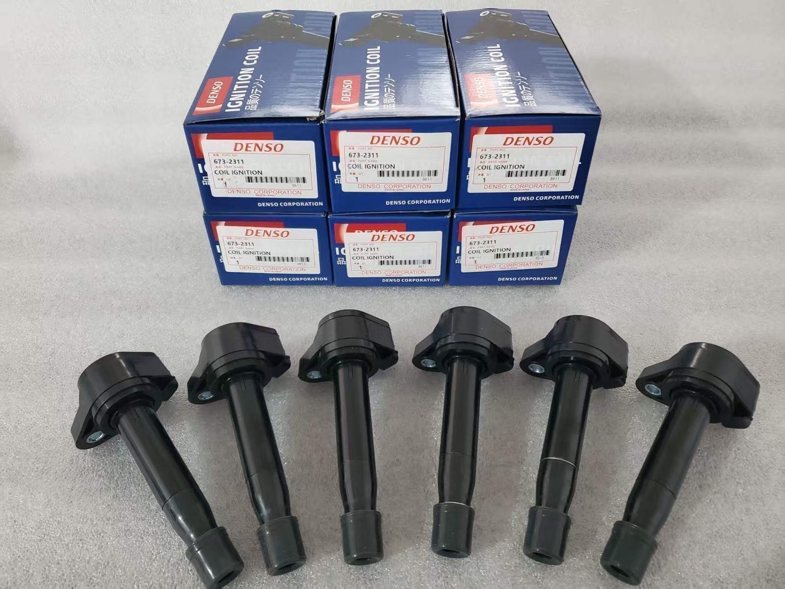 6PCS New  Denso Ignition Coils 673-2311 For Honda Accord Odyssey 2008-2017
