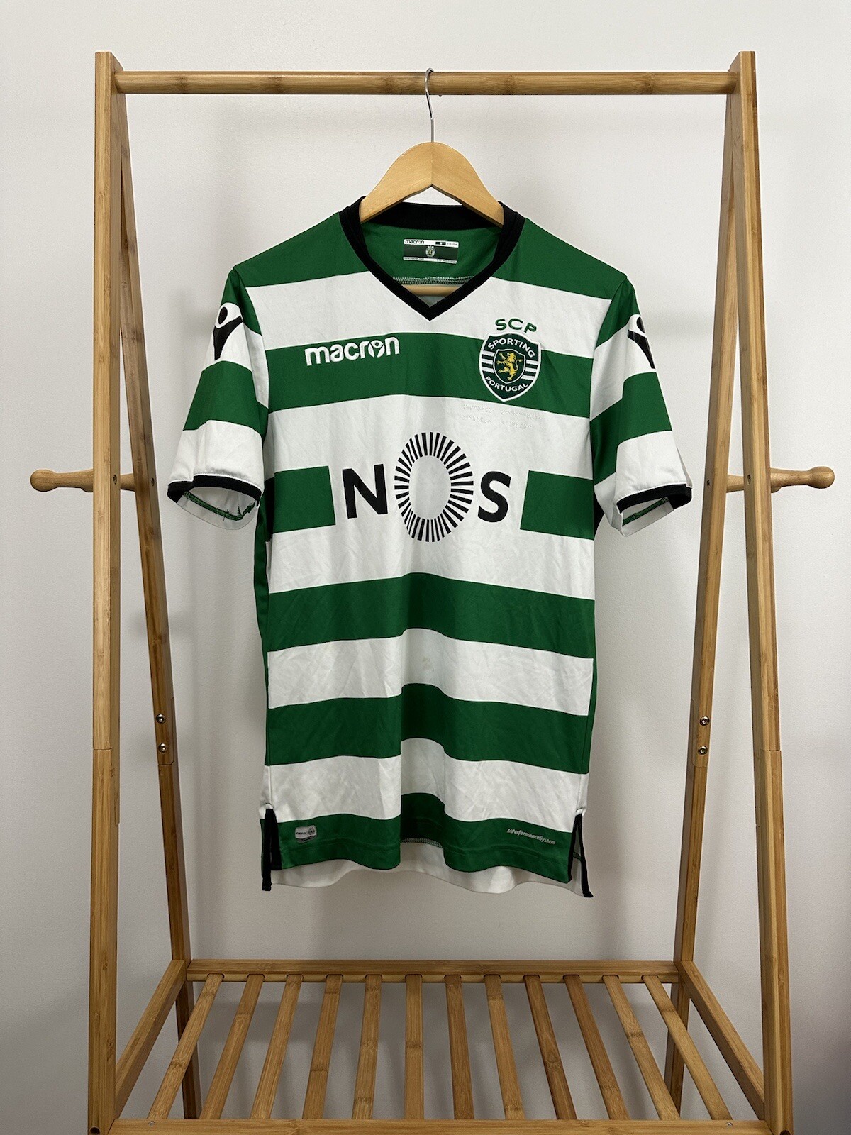 RARE Bas Dost #28 SCP Sporting Clube de Portugal 2017-2018 Jersey Size M RARE Bas Dost #28 SCP Sporting Clube de Portugal 2017-2018 Jersey Size M