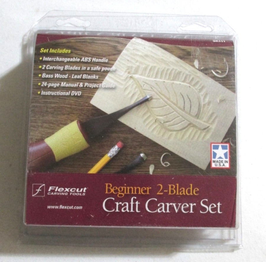 FLEXCUT Beginner 2-Blade Craft Carver Set (SK111) FLEXCUT Beginner 2-Blade Craft Carver Set (SK111)