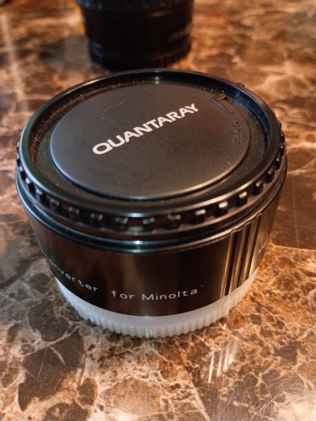 Quantaray Teleconverter 2x AF Lens for Minolta w/Lens Cover Genuine Made Japan Quantaray Teleconverter 2x AF Lens for Minolta w/Lens Cover Genuine Made Japan