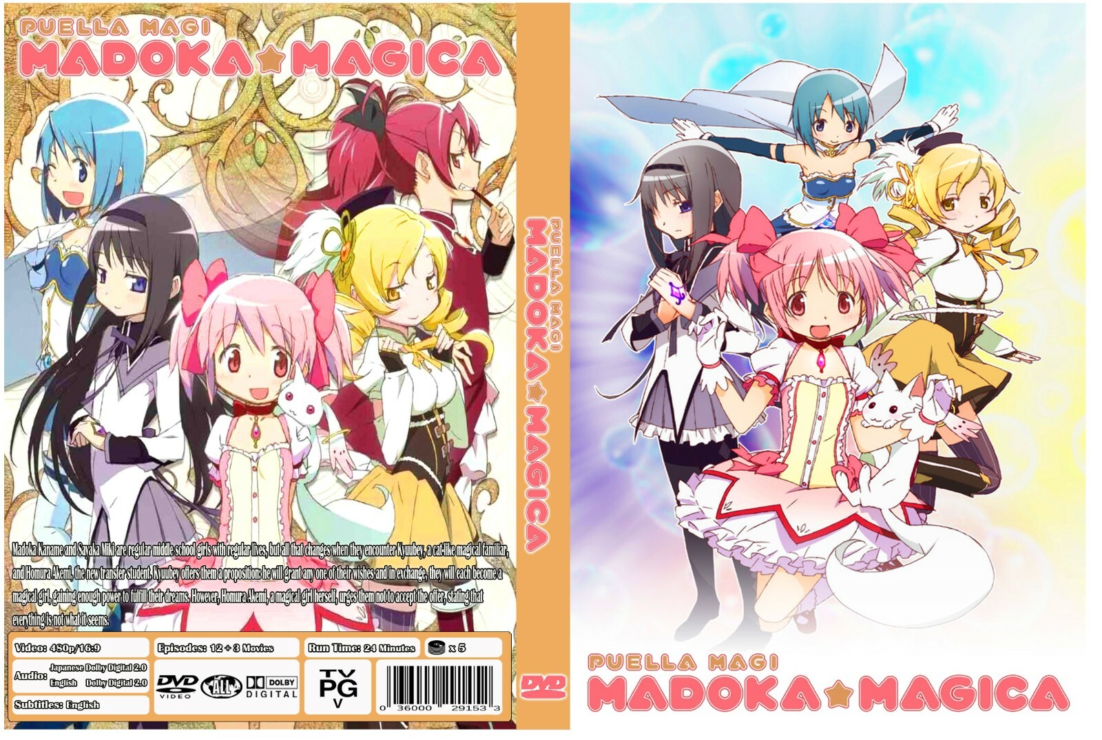 Puella Magi Madoka Magica Anime Series + 3 Movies Dual Audio English/Japanese Puella Magi Madoka Magica Anime Series + 3 Movies Dual Audio English/Japanese