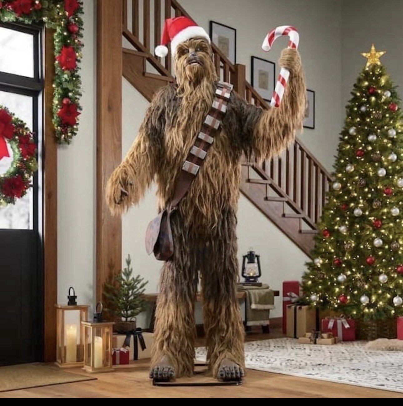 Star Wars 7.5 ft. Chewbacca Life Size Christmas Animatronic BRAND NEW Star Wars 7.5 ft. Chewbacca Life Size Christmas Animatronic BRAND NEW
