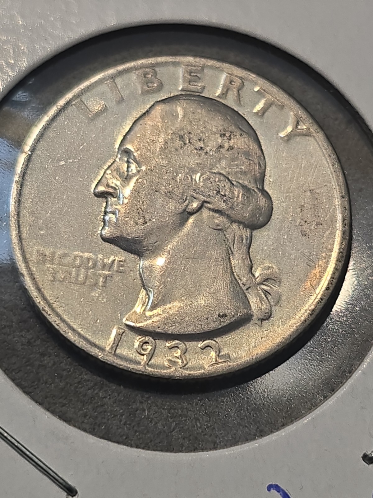 1932-P BRILLIANT UNCIRCULATED KEY DATE U.S. WASHINGTON QUARTER