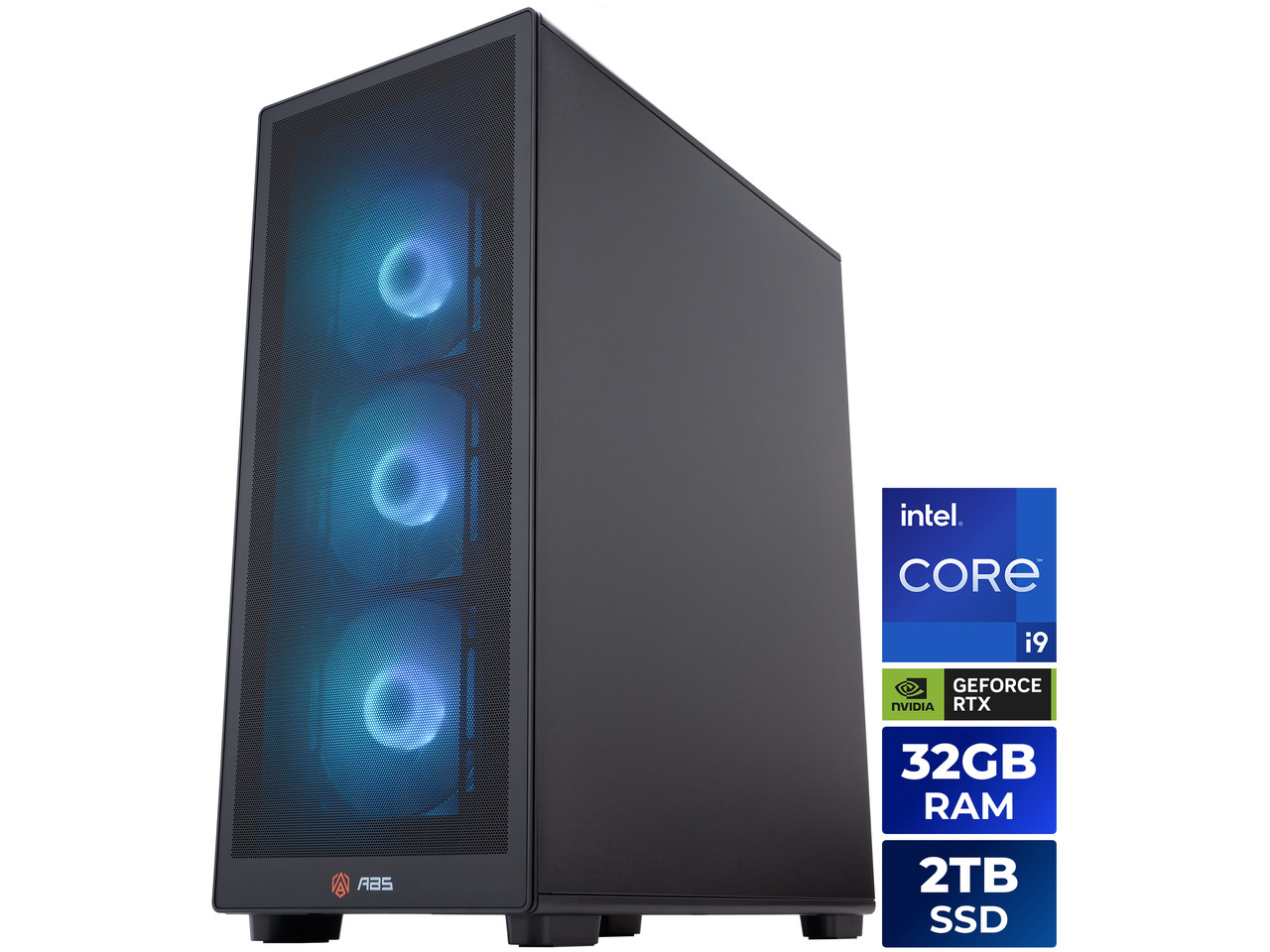 ABS Stratos II Aqua Prebuilt Gaming PC - Windows 11 - Intel Core i9-14900KF - Ge ABS Stratos II Aqua Prebuilt Gaming PC - Windows 11 - Intel Core i9-14900KF - Ge
