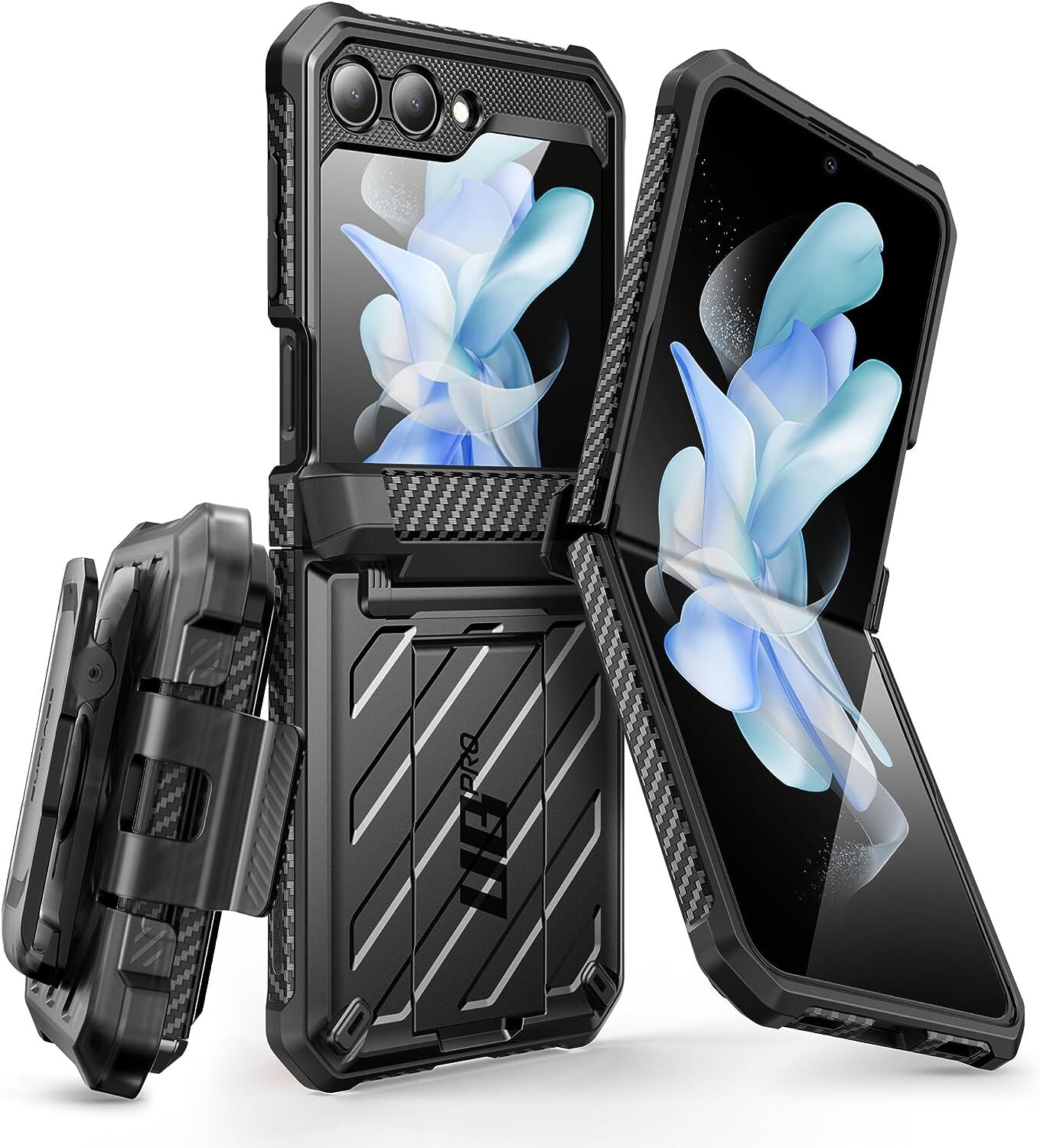 For Galaxy Z Flip 5 5G (2023) SUPCASE Multi-layered Case Stand Shockproof Cover