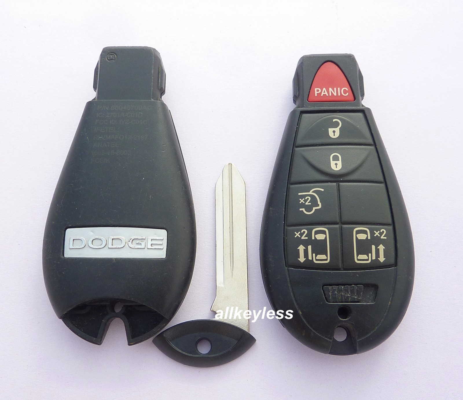 OEM 2008-2020 DODGE GRAND CARAVAN Fobik keyless entry remote key fob IYZ-C01C