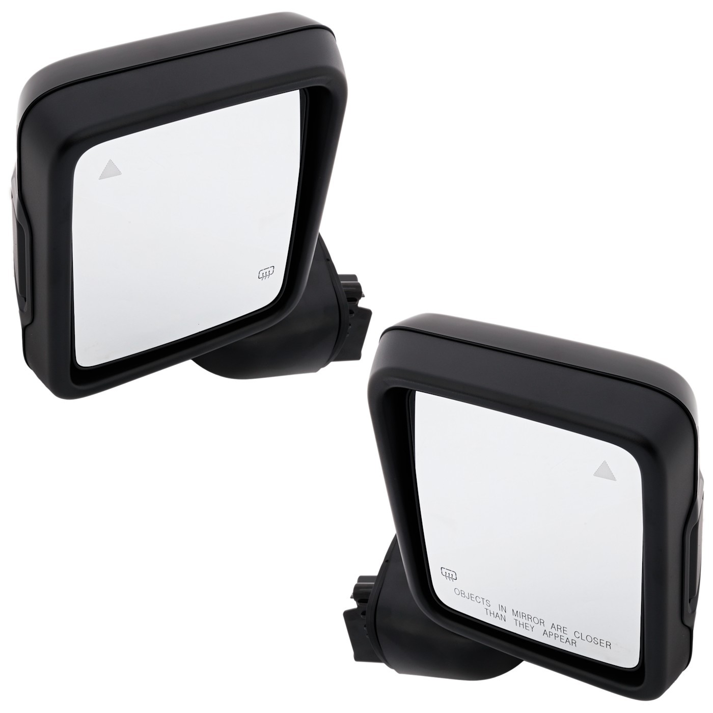Set of 2 Mirrors Driver & Passenger Side Heated Left Right for Gladiator Pair Set of 2 Mirrors Driver & Passenger Side Heated Left Right for Gladiator Pair