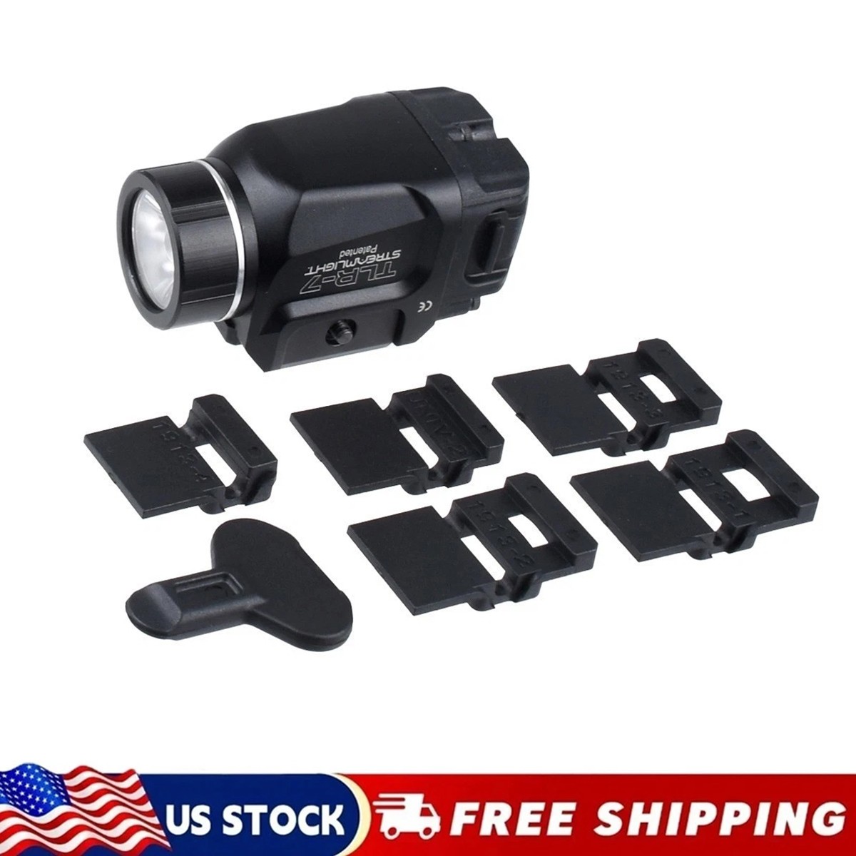 TLR-7 Rail-Mounted Tactical Light 1000 Lumens Flashlight Pistol Weaponlight US