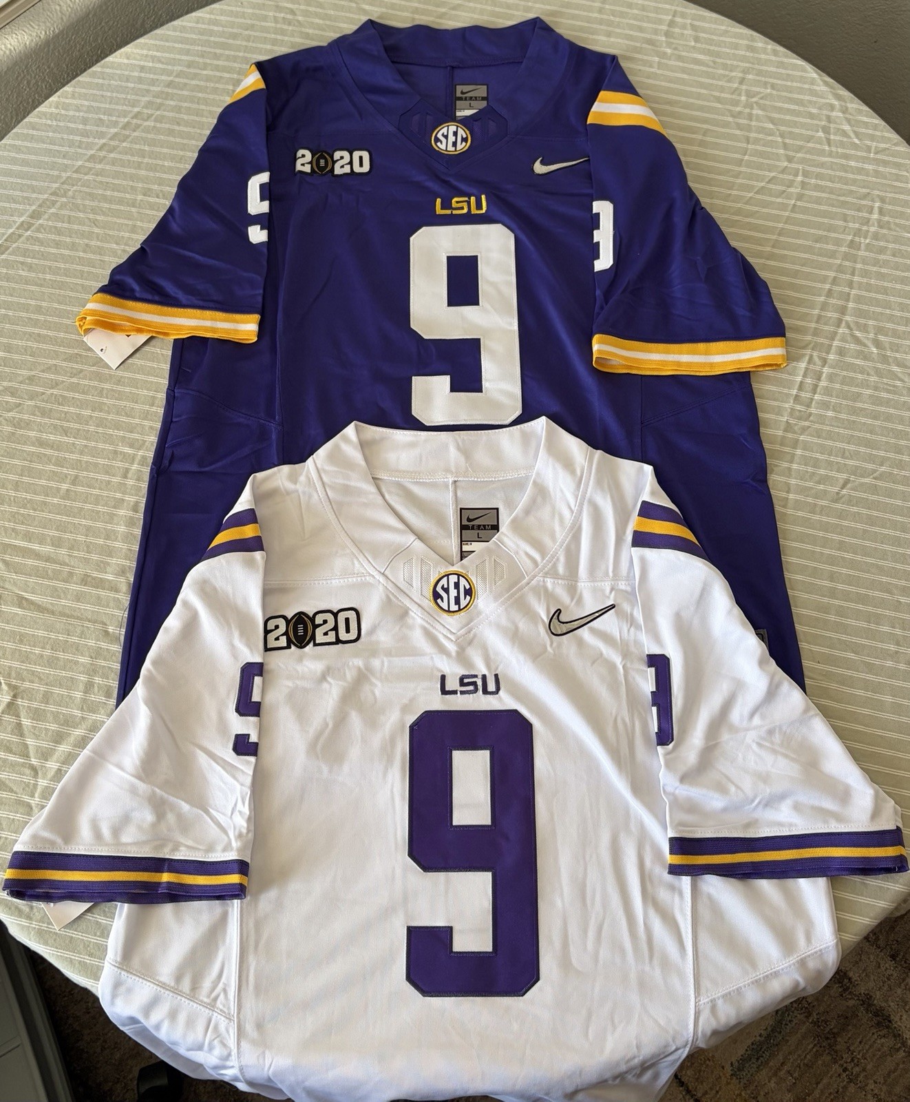 Joe Burrow LSU Tigers 2020 National Championship Jersey SHIPS SAME DAY
