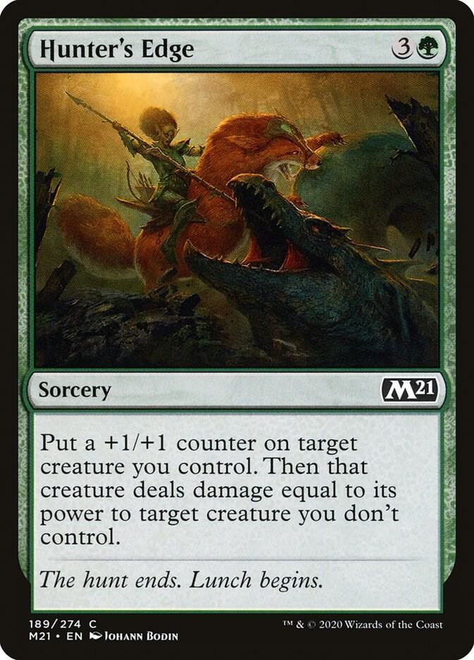Hunter\'s Edge 189 Common Core Set 2021 Magic: The Gathering Lightly Played Hunter\'s Edge 189 Common Core Set 2021 Magic: The Gathering Lightly Played