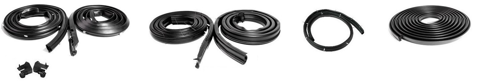 1970-72 Duster Door Trunk Lid Roof Weatherstrip Rubber Seal Kit 8PC USA 1970-72 Duster Door Trunk Lid Roof Weatherstrip Rubber Seal Kit 8PC USA