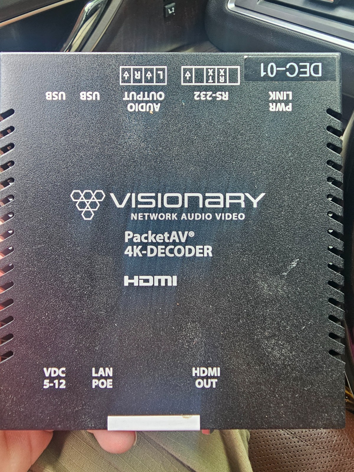 visionary network audio video packet av 4k-decoder hdm1 visionary network audio video packet av 4k-decoder hdm1