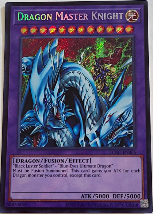 Dragon Master Knight LCKC-EN065 -Secret Rare - Unlimited Edit. - NM/M Dragon Master Knight LCKC-EN065 -Secret Rare - Unlimited Edit. - NM/M