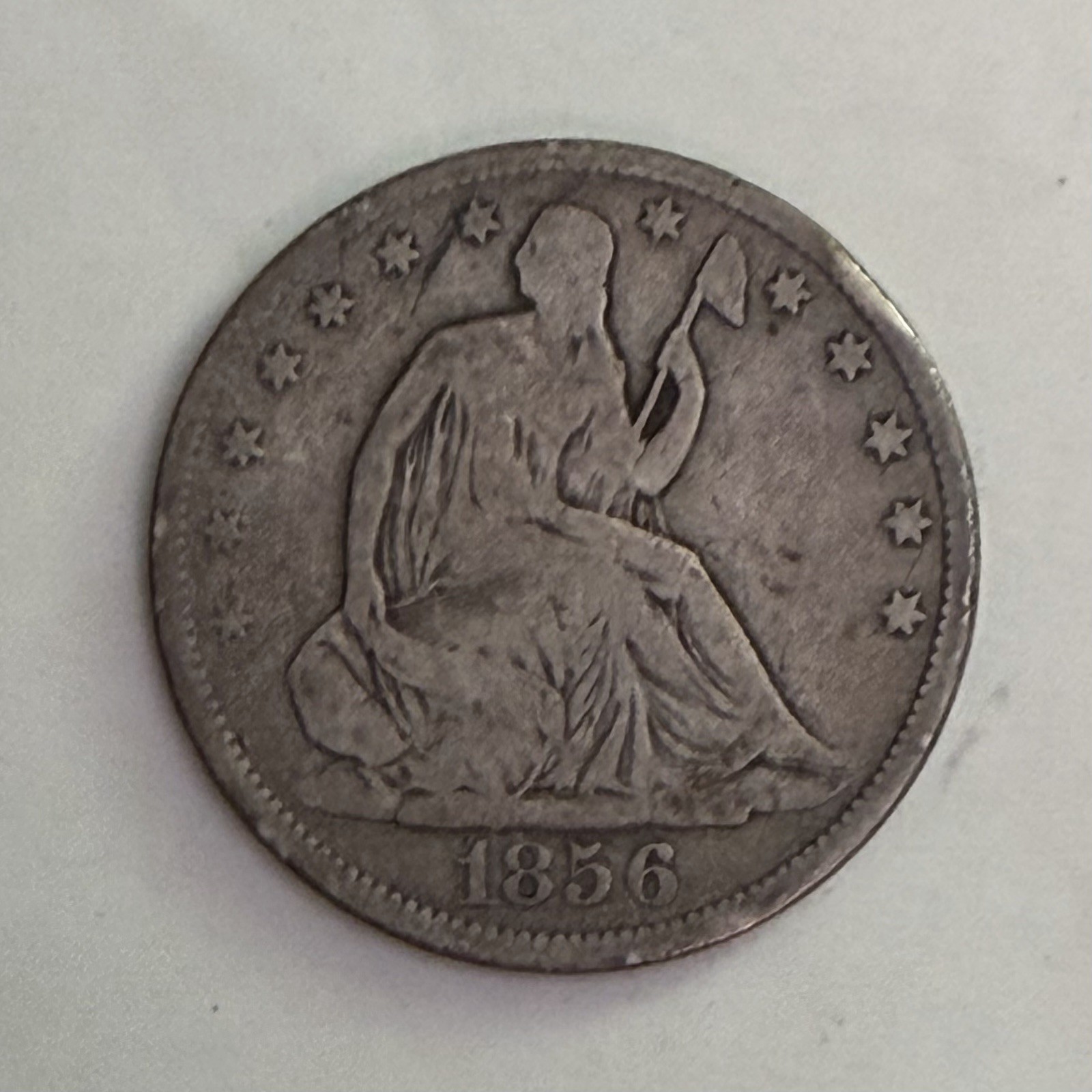 1856 Seated Liberty Half Dollar 1856 Seated Liberty Half Dollar