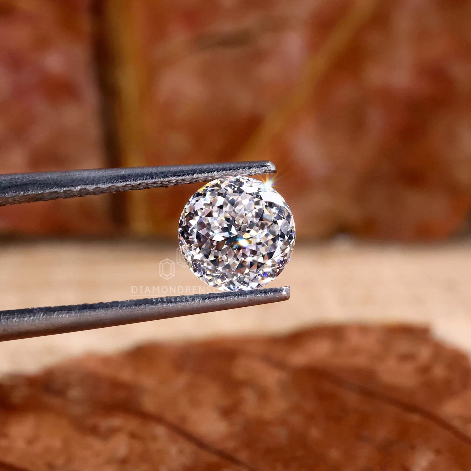 3.50 CT Natural White Diamond Portuguese Round Cut VVS1 D Color IDGL Certified A