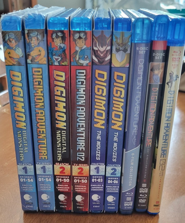 Digimon Adventure Complete Blu-ray Collection - Series + Movies - Japanese + Eng Digimon Adventure Complete Blu-ray Collection - Series + Movies - Japanese + Eng