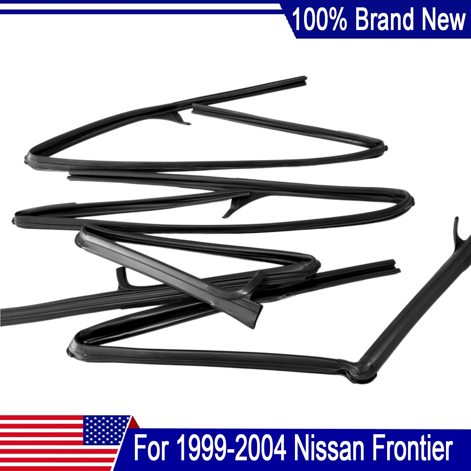 Window Felt Seal For 1999-2004 Nissan Frontier D22 Glass Run Channel 80330-2S400