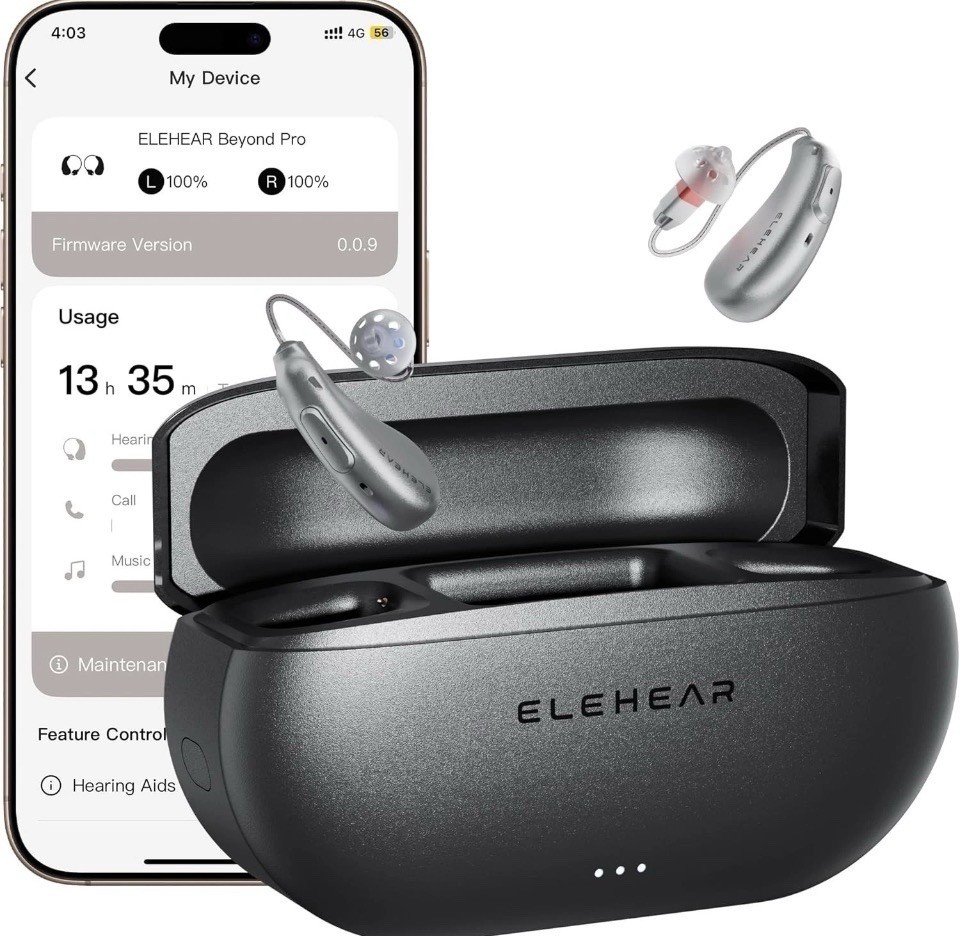 ELEHEAR Beyond Pro OTC Smart Hearing Aids RIC 03L Bluetooth 5.3 NEW SEALED