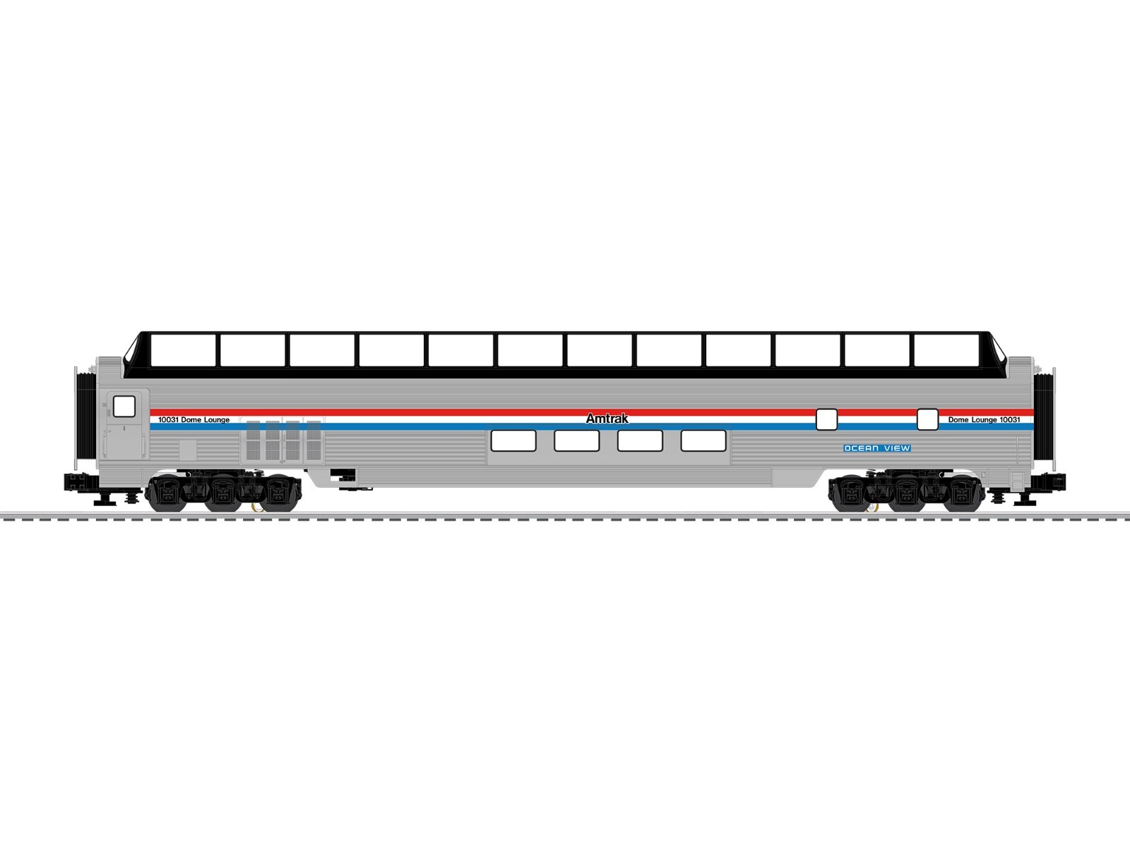 Lionel 2427170 Amtrak StationSounds Dome #10031 Ocean View, O Gauge NIB
