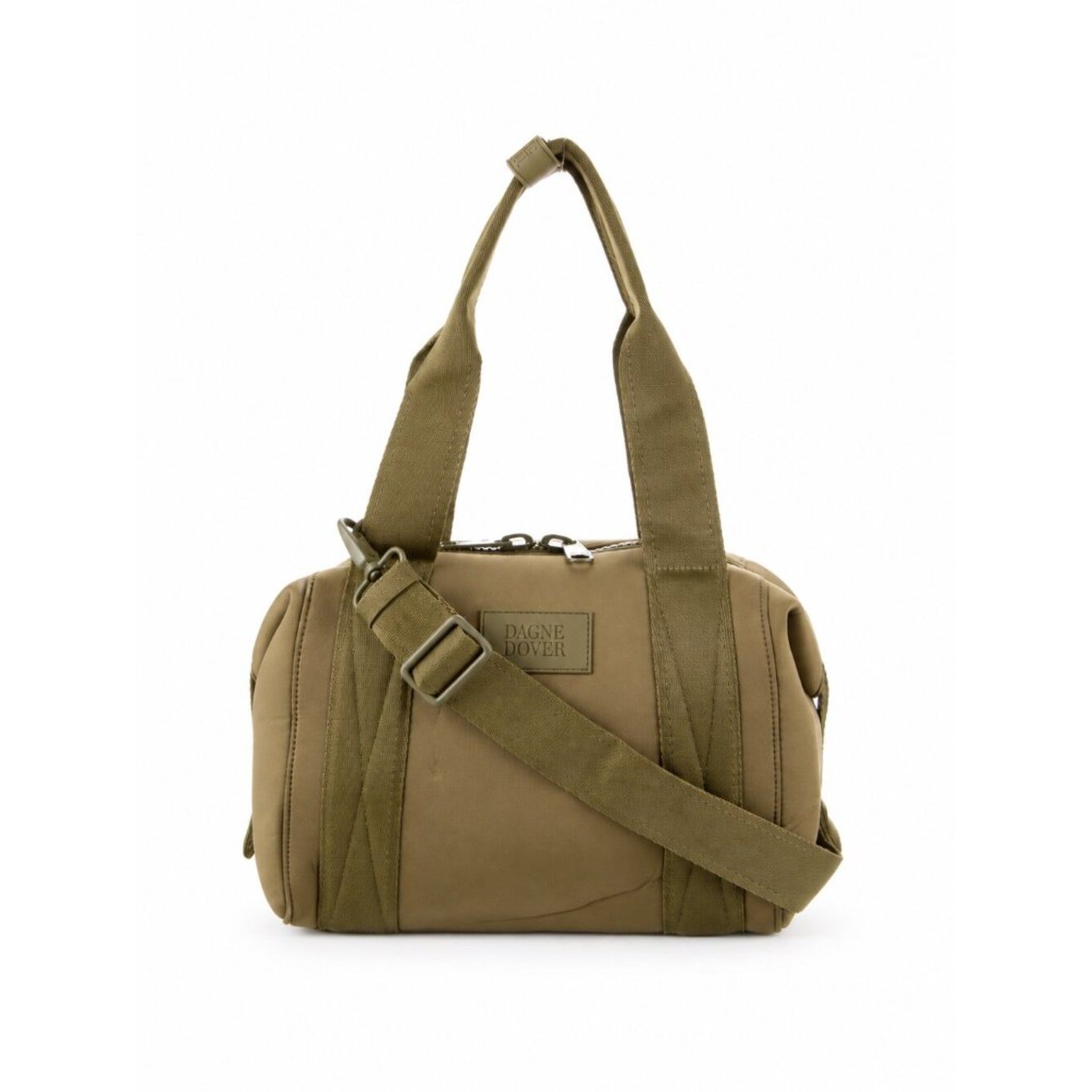 Dagne Dover Landon XS Carryall Dark Moss Neoprene Crossbody Bag