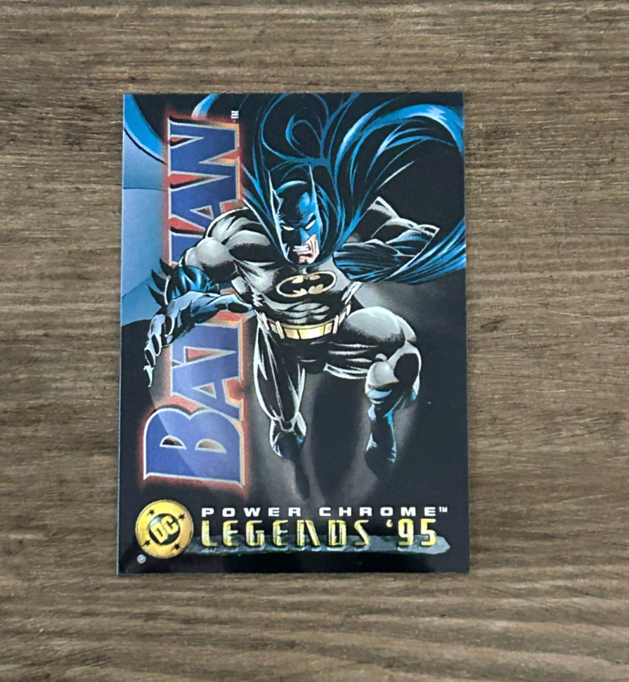 1995 Skybox DC Legends Power Chrome Batman #4 1995 Skybox DC Legends Power Chrome Batman #4