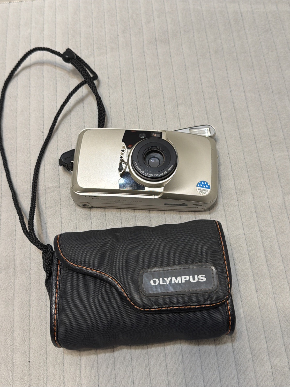 Olympus Infinity Stylus Zoom 70 Quartzdate 35-70mm Film Camera Works READ Olympus Infinity Stylus Zoom 70 Quartzdate 35-70mm Film Camera Works READ