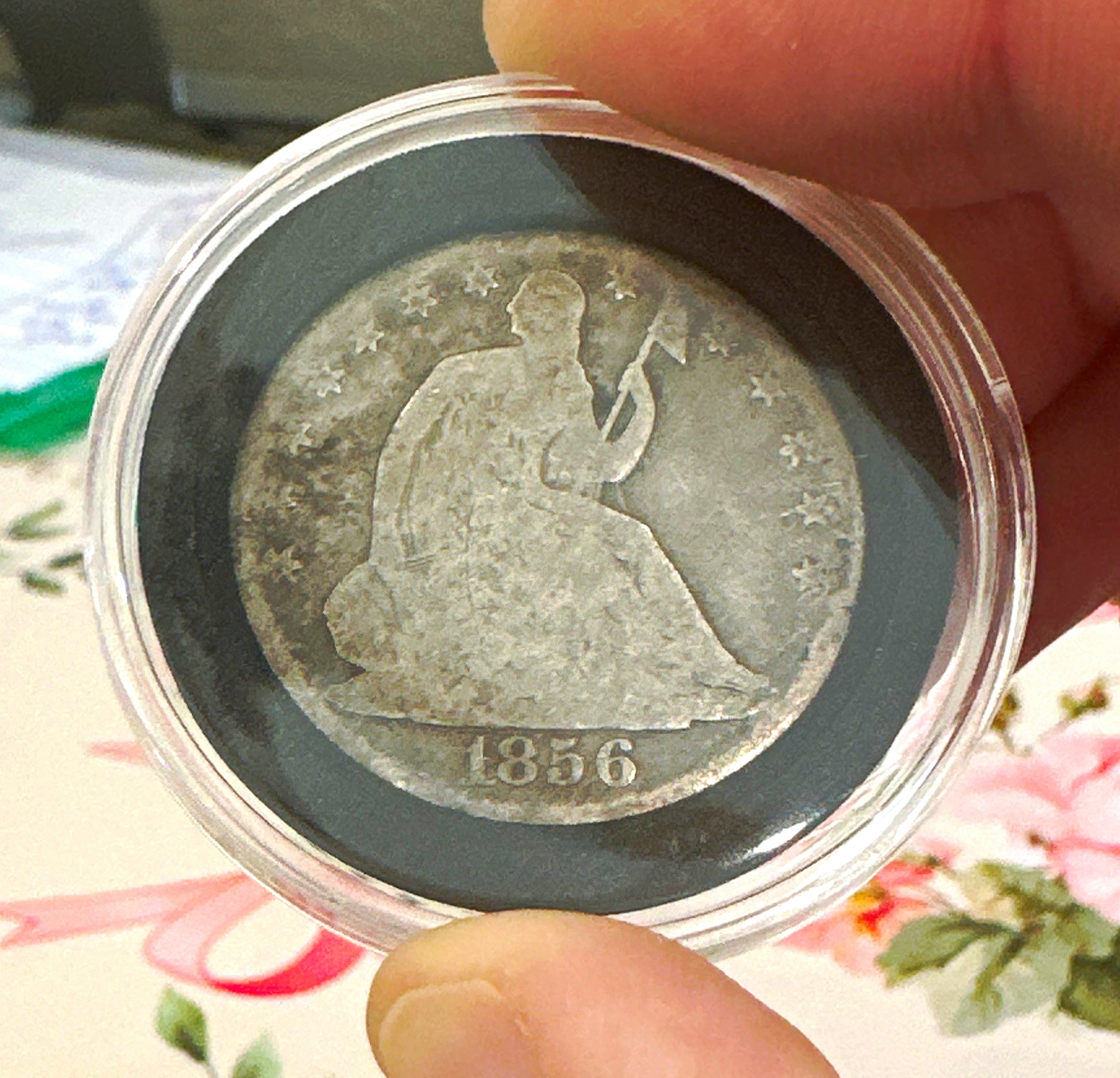 1856-O New Orleans Seated Liberty Half Dollar 50C Business Strike Silver