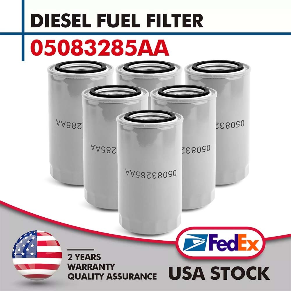 NEW For 1989-2020 DODGE RAM CUMMINS 5.9L 6.7L DIESEL ENGINE OIL FILTER 6PCS