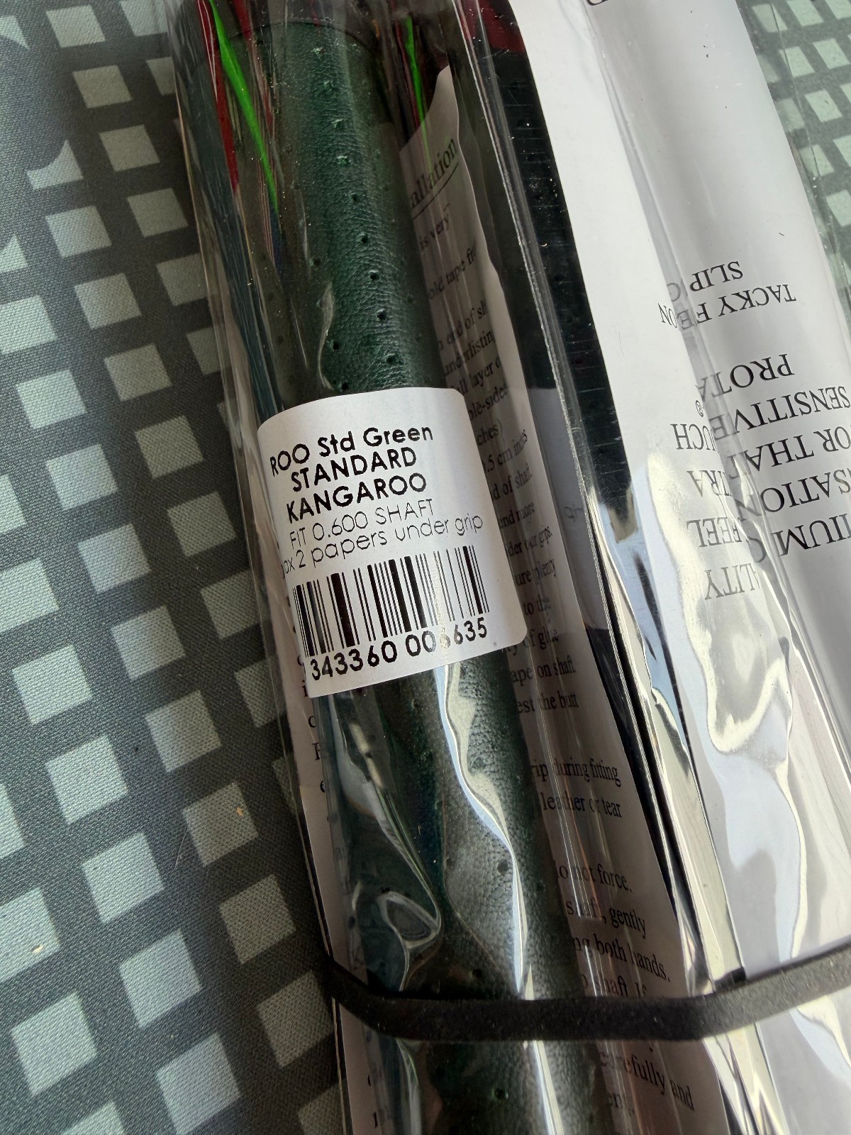 (NEW) THE GRIP MASTER THE ROO SEWN SWINGER GRIPS DARK GREEN