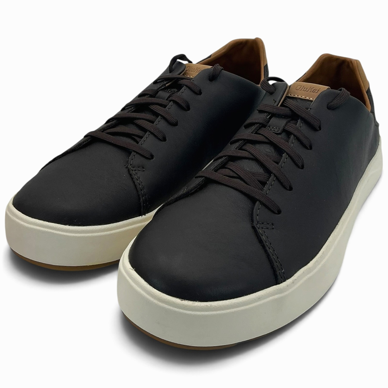 Olukai Lae\'ahi lli Men\'s Size 10 Dark Java Leather Sneakers NIB Olukai Lae\'ahi lli Men\'s Size 10 Dark Java Leather Sneakers NIB