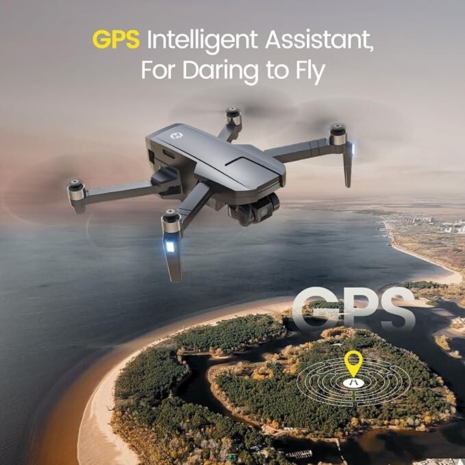 Holy Stone HS720R 3 Axis Gimbal GPS Drones with Camera for Adults 4K EIS; FPV RC Holy Stone HS720R 3 Axis Gimbal GPS Drones with Camera for Adults 4K EIS; FPV RC