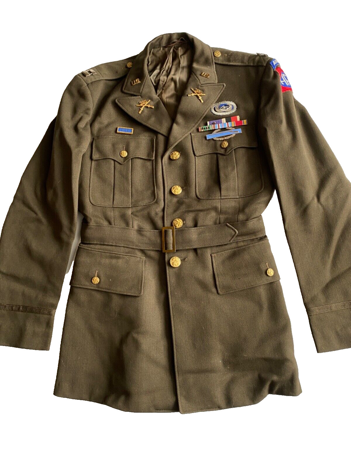 WWII, POST WWII, OCCUPATION, UNIFORM, 325th GLIDER INFANTRY REGIMENT, CAPTAIN