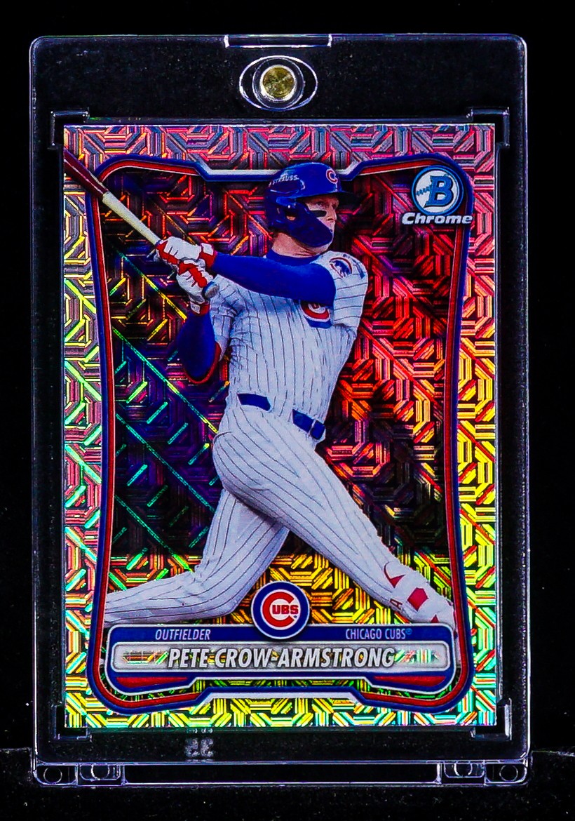 Pete Crow-Armstrong RARE MEGA REFRACTOR INVESTMENT CARD Chicago Cubs SP