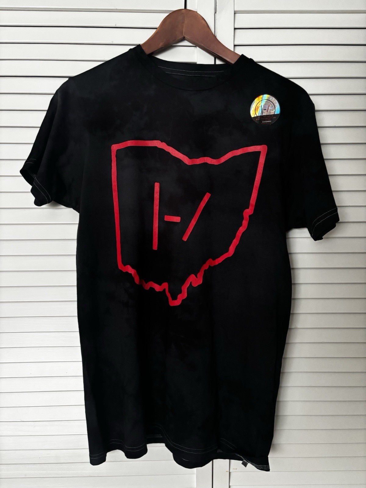 Twenty One Pilots Tour De Columbus 2017 Graphic Logo Tee Black/Red S Cotton Twenty One Pilots Tour De Columbus 2017 Graphic Logo Tee Black/Red S Cotton
