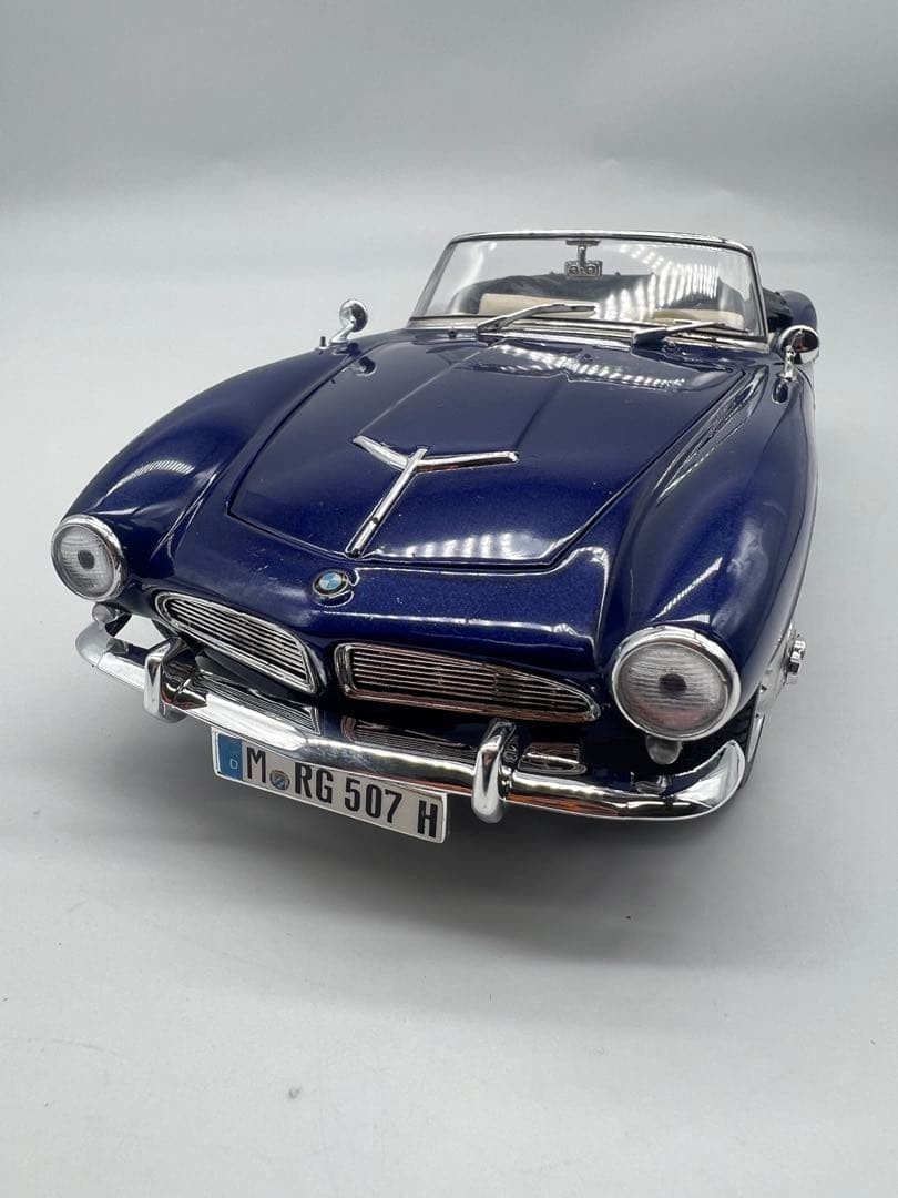 RICKO BMW 507 1956 Blue 1/18 Model Car Boxed RICKO BMW 507 1956 Blue 1/18 Model Car Boxed