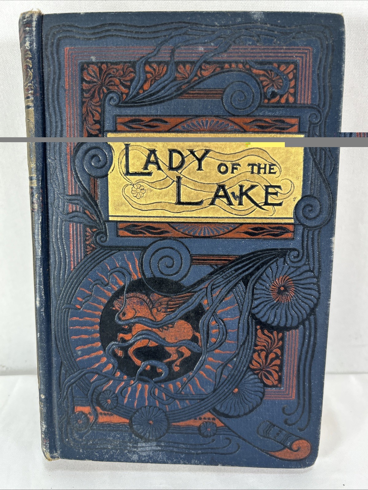 Antique 1888 Lady of the Lake Sir Walter Scott Worthington Ornate Unicorn Bind Antique 1888 Lady of the Lake Sir Walter Scott Worthington Ornate Unicorn Bind