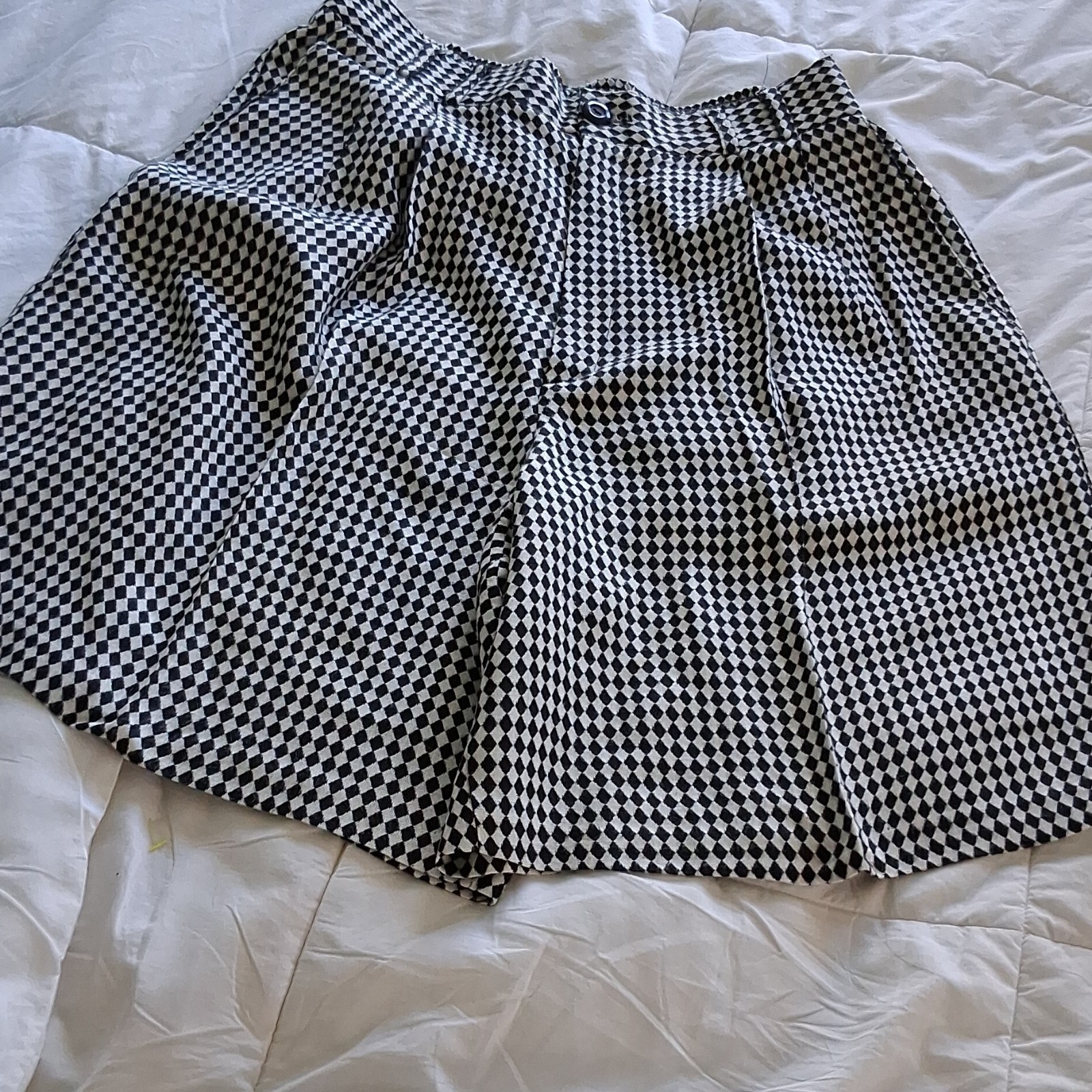 Barrie Stryker Women\'s Culotte Shorts Diamond Black White Size 12 2942 Barrie Stryker Women\'s Culotte Shorts Diamond Black White Size 12 2942