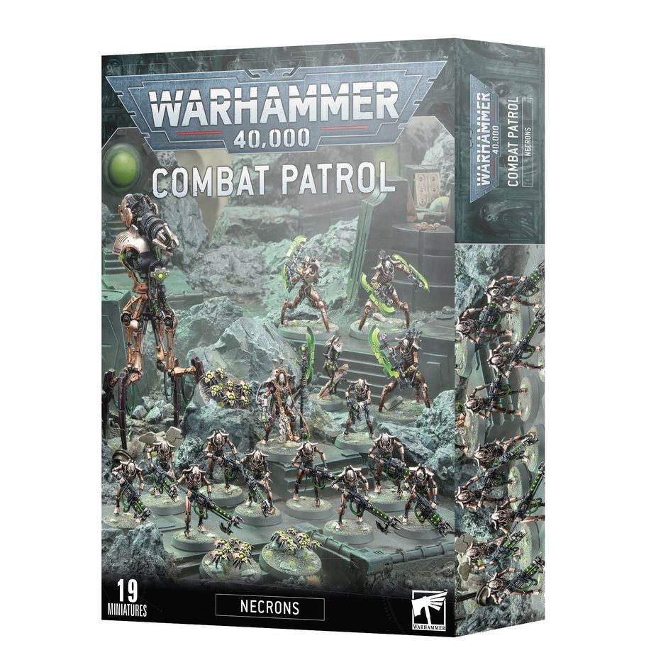 Warhammer 40k : Combat Patrol Necrons Army Starter Box 19 Miniatures Warhammer 40k : Combat Patrol Necrons Army Starter Box 19 Miniatures