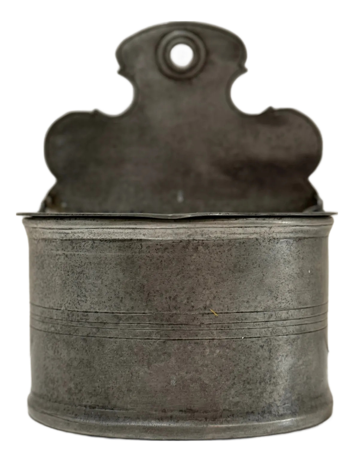 Antique 19th Century Pewter Wall-Mounted Salt Box – Early Kitchen Storage Antique 19th Century Pewter Wall-Mounted Salt Box – Early Kitchen Storage