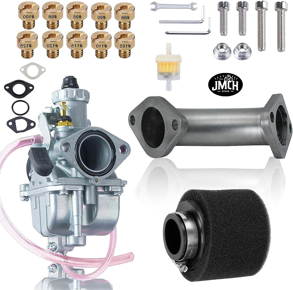 Black VM22 Carburetor Performance Intake Pipe Kit for Predator 212cc Engine