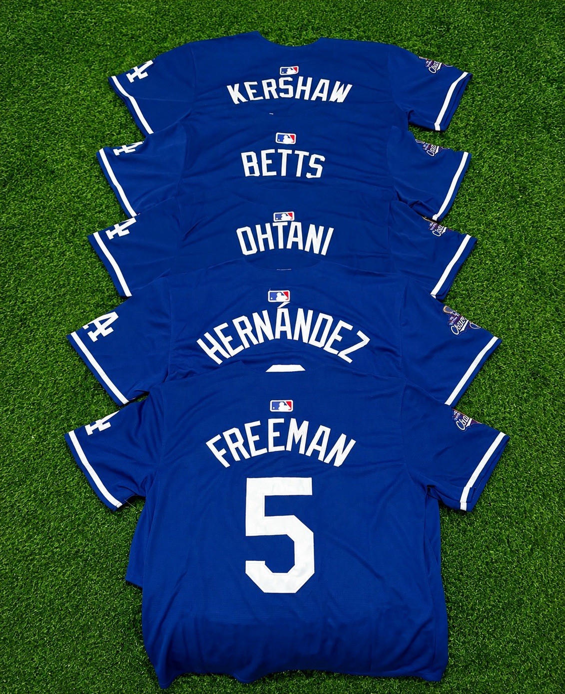 Ohtani/Freeman/Betts/Pages/Kiki/Kershaw 2025 World Series LA Dodgers Jerseys Ohtani/Freeman/Betts/Pages/Kiki/Kershaw 2025 World Series LA Dodgers Jerseys