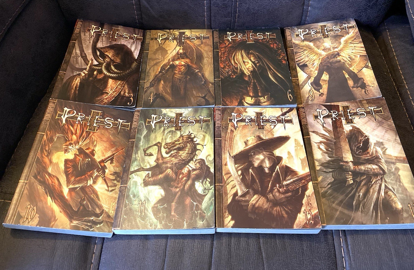 Priest Manga Lot 3, 4, 6, 9, 10, 11, 12 & 13 All 1st Ed. Multiple 1st Printing