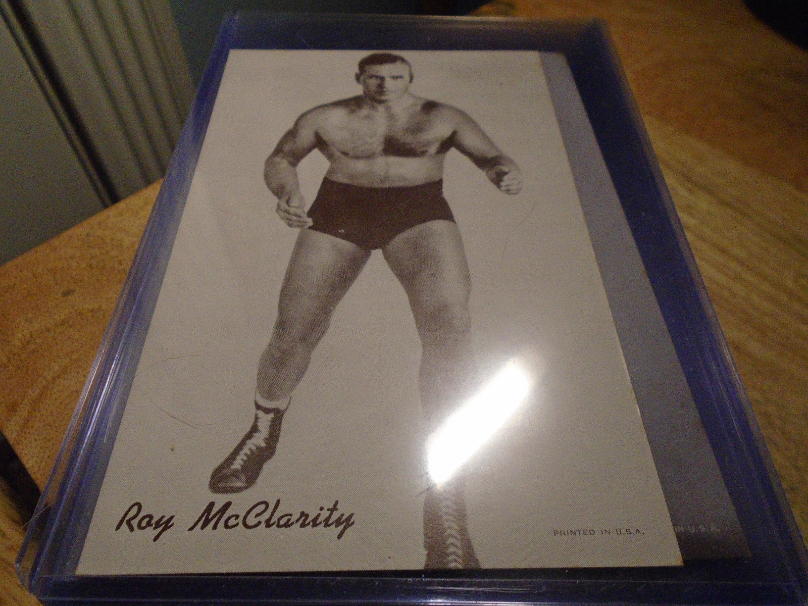 1950s/1960s Exhibit Supply Co. Cards Pro Wrestling Roy McClarity 1950s/1960s Exhibit Supply Co. Cards Pro Wrestling Roy McClarity