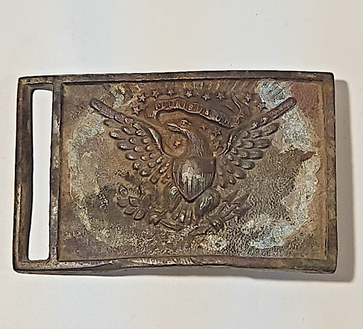 Antique US Civil War Enlisted Eagle Sword Belt Buckle Authentic