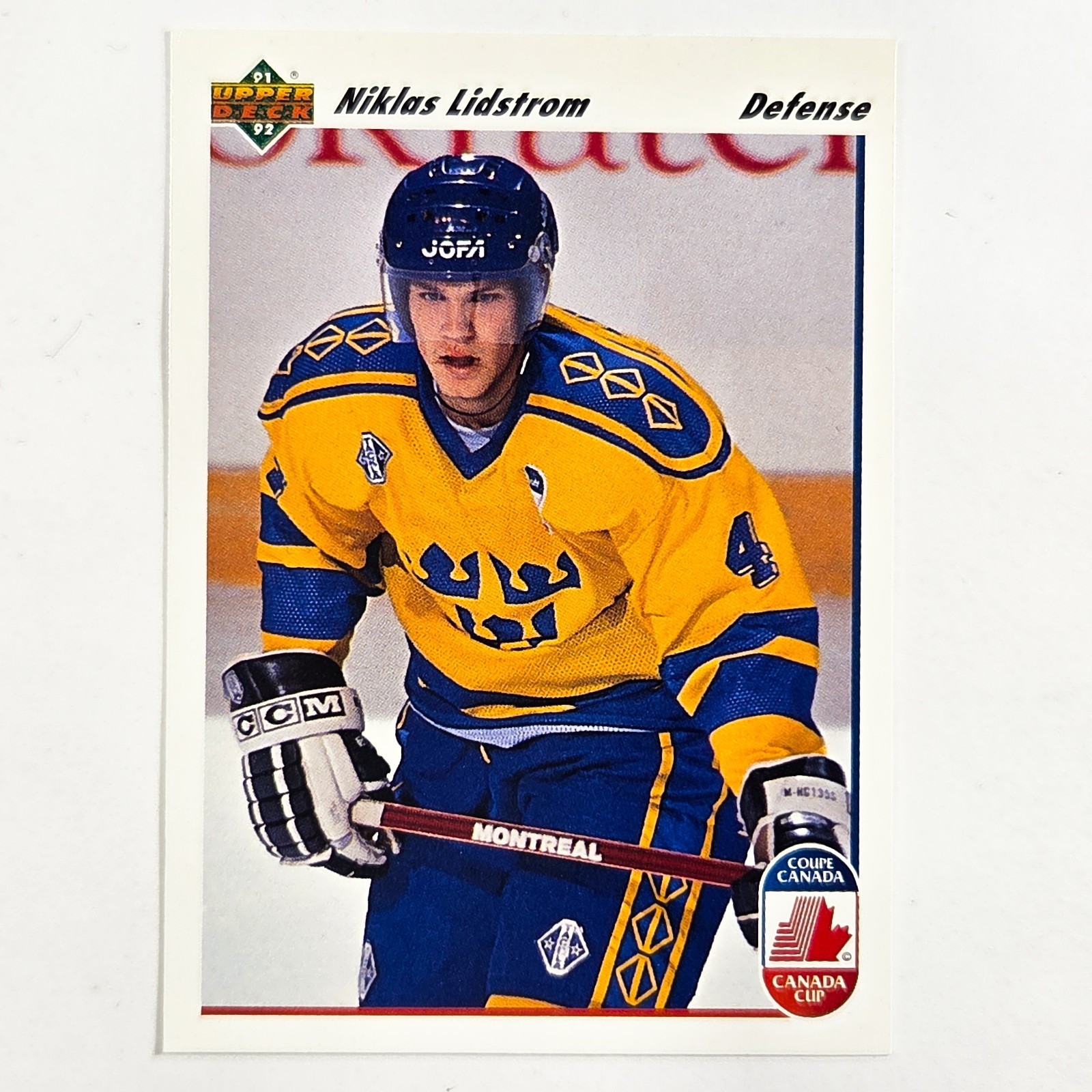 1991-92 Upper Deck - Canada Cup Nicklas Lidstrom #26 (RC)