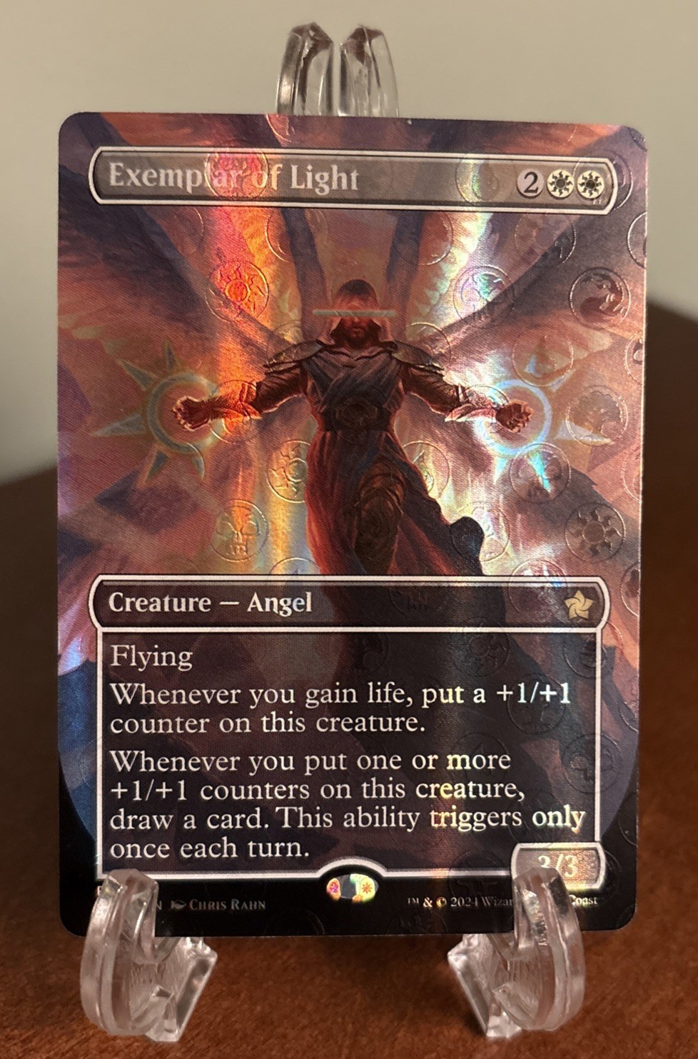 MTG Exemplar of Light Foundations Borderless Mana Foil FDN Magic 0366 NM MTG Exemplar of Light Foundations Borderless Mana Foil FDN Magic 0366 NM